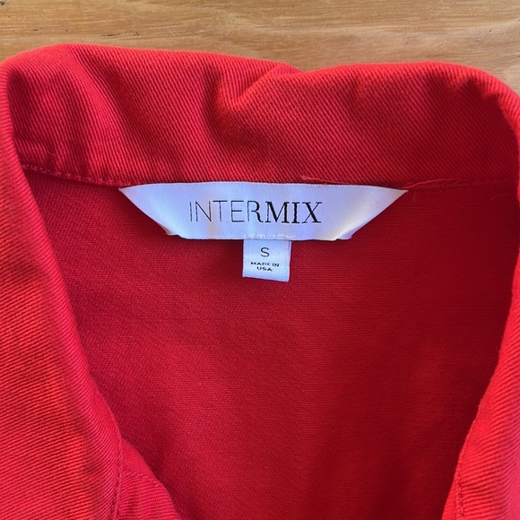 Intermix Kennedy Red Denim Jacket - Picture 5 of 6